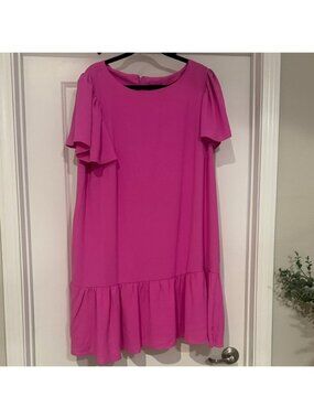 DKNY Hot Pink Shift Dress